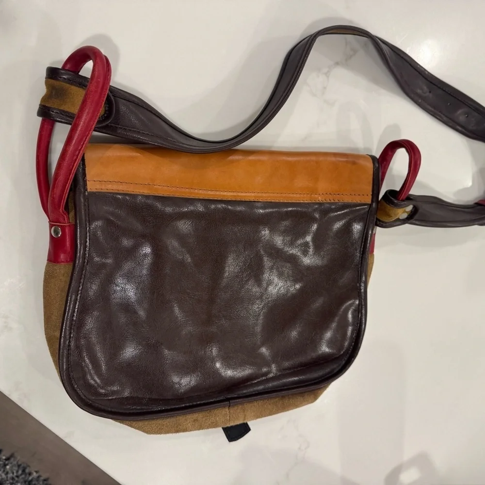 Ston Torbalski Multi-Tone Leather Crossbody Bag